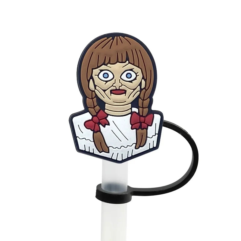 Tapa de Pajita 3D Estilo Horror