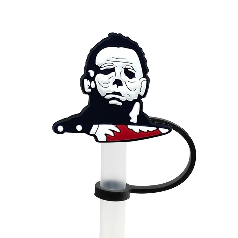 Tapa de Pajita 3D Estilo Horror