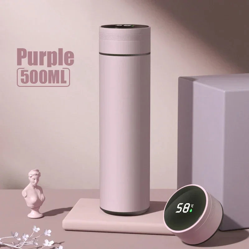 Termo Inteligente de 500 ml con Pantalla de Temperatura