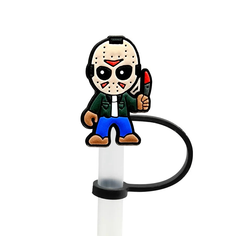 Tapa de Pajita 3D Estilo Horror