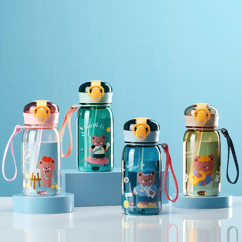 Vaso Infantil con Pajita GIANXI – Antiderrames, Portátil y Divertido para Niños