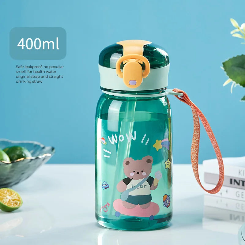 Vaso Infantil con Pajita GIANXI – Antiderrames, Portátil y Divertido para Niños