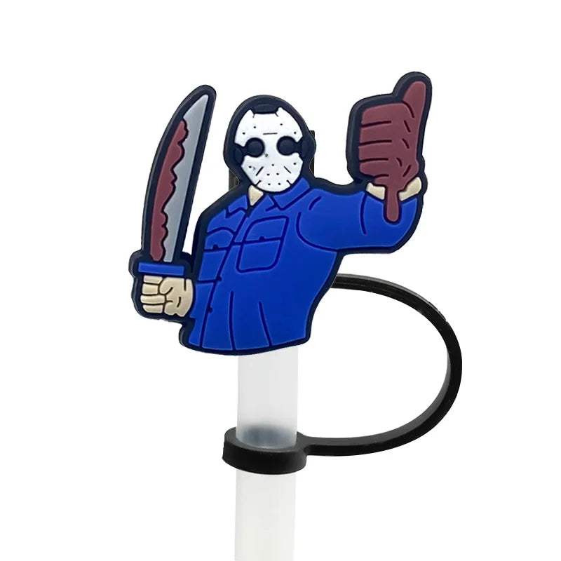 Tapa de Pajita 3D Estilo Horror