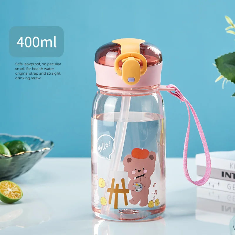 Vaso Infantil con Pajita GIANXI – Antiderrames, Portátil y Divertido para Niños