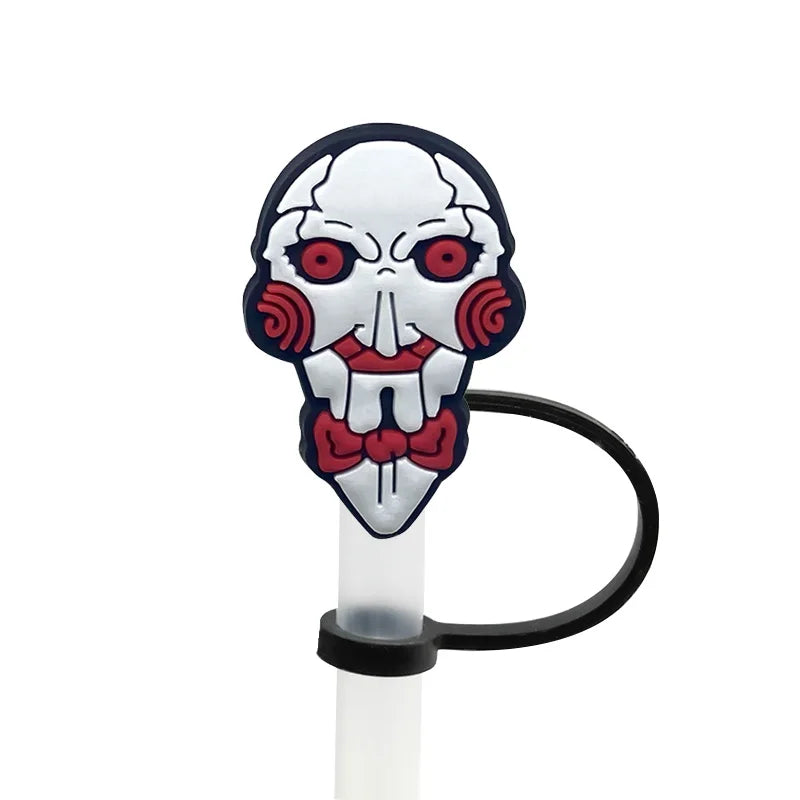 Tapa de Pajita 3D Estilo Horror