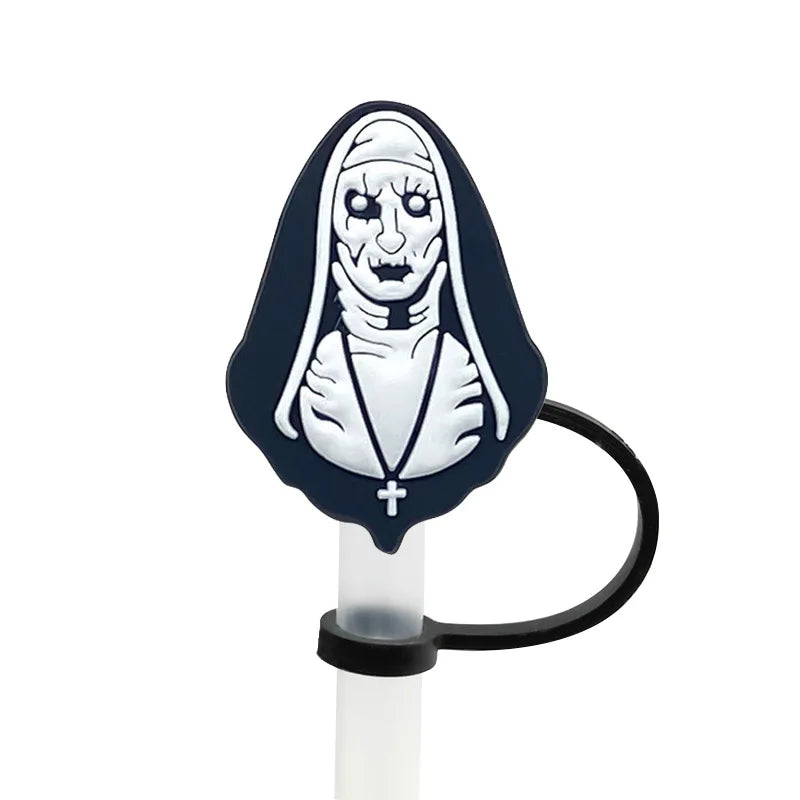 Tapa de Pajita 3D Estilo Horror