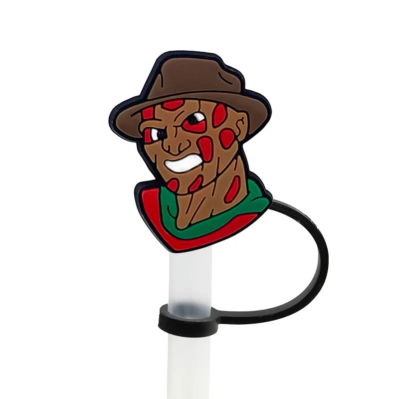 Tapa de Pajita 3D Estilo Horror